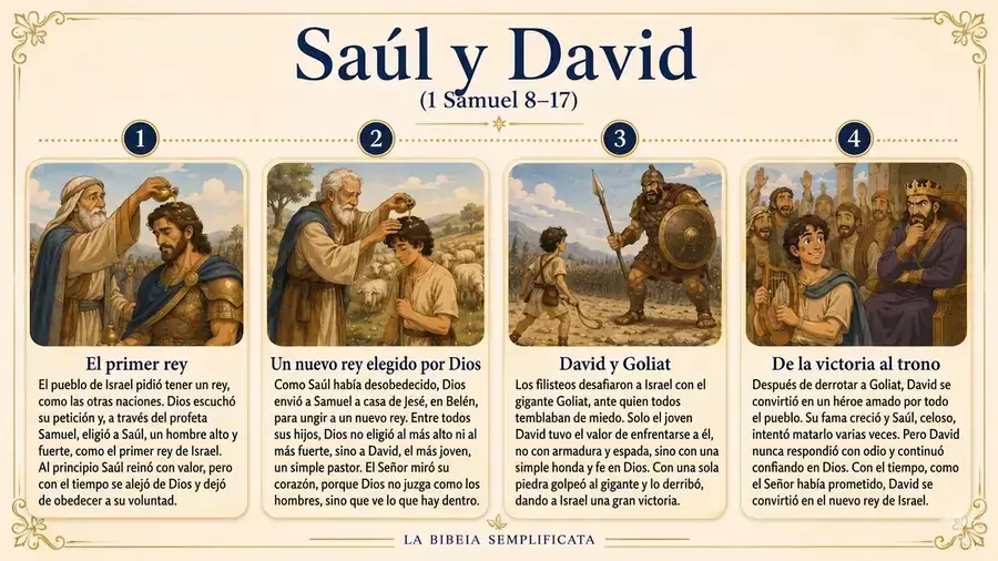 El Mapa de la Biblia - Saul y David